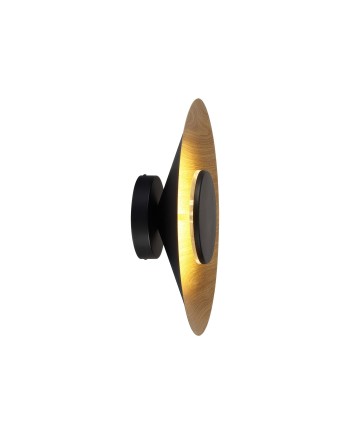 ORION * APLIQUE LED 24W 3000K NEGRO/ MADERA
